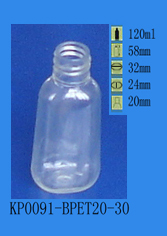 120ml圆柱形PET瓶